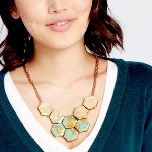 {ModCloth} 🗺️ Map Statement Necklace - No Place Like Rome, geometric geographic